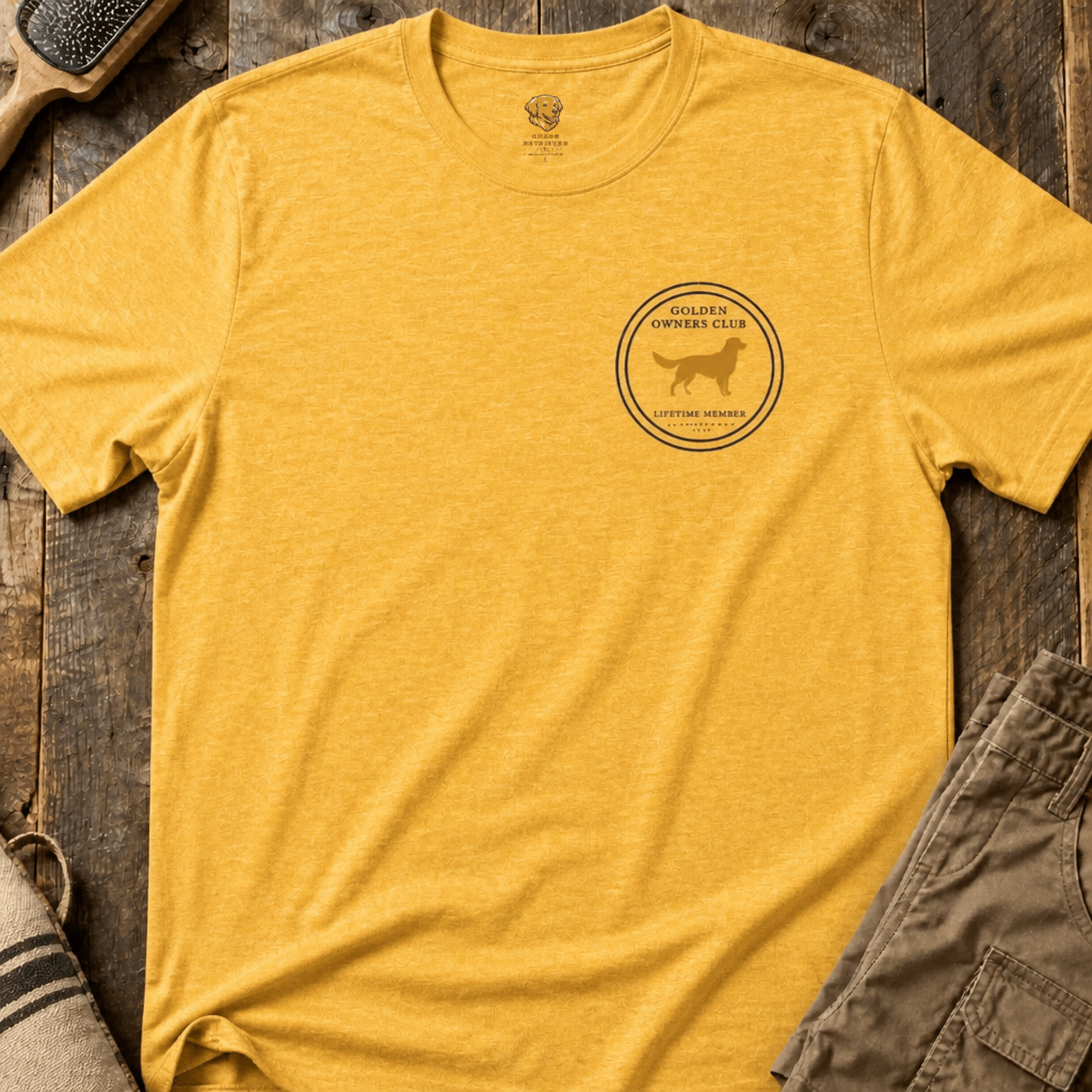 Golden Owners Club Lifetime Member Shirt product mockup