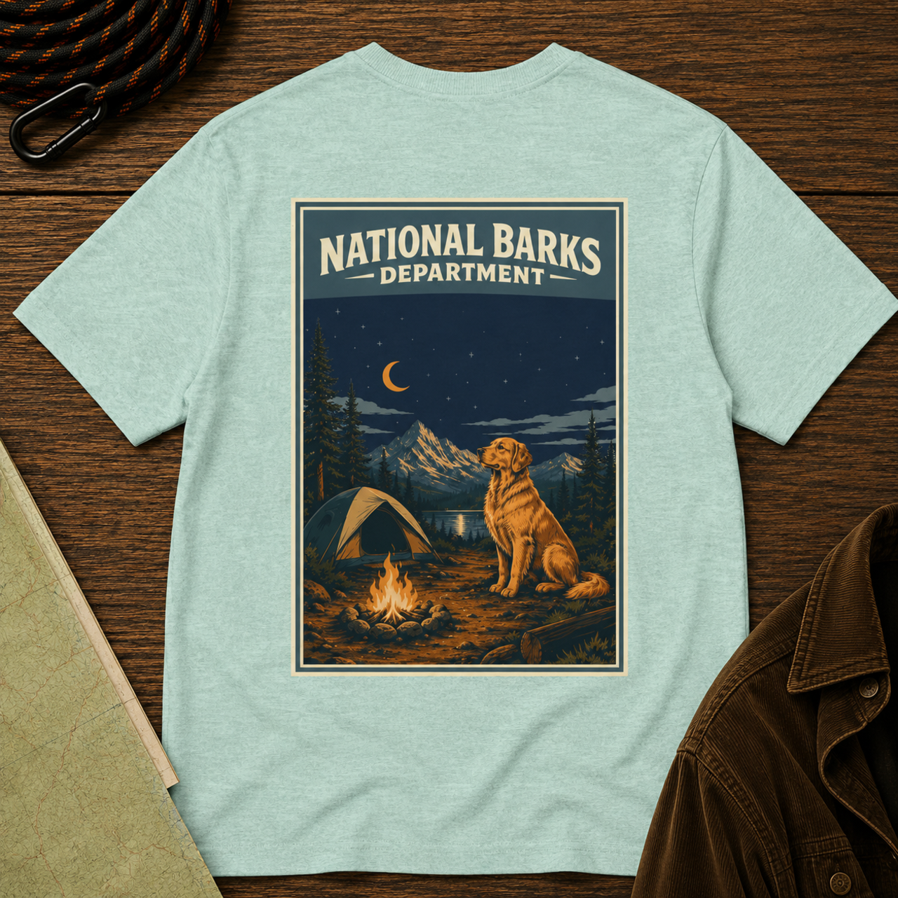 Golden Retriever Camping Gear and Apparel article image